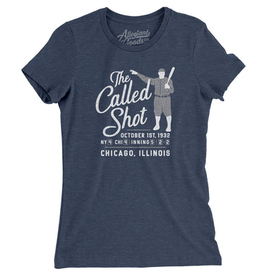 The Called Shot Women's T-Shirt-Indigo-Allegiant Goods Co. Vintage Sports Apparel