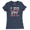 Lfg Atl Women's T-Shirt-Indigo-Allegiant Goods Co. Vintage Sports Apparel