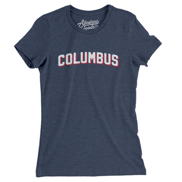 Columbus Varsity Women's T-Shirt-Allegiant Goods Co. Vintage Sports Apparel