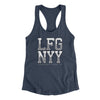 Lfg Nyy Women's Racerback Tank-Indigo-Allegiant Goods Co. Vintage Sports Apparel