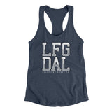Lfg Dal Women's Racerback Tank-Allegiant Goods Co. Vintage Sports Apparel