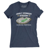 John F. Kennedy Stadium Women's T-Shirt-Allegiant Goods Co. Vintage Sports Apparel