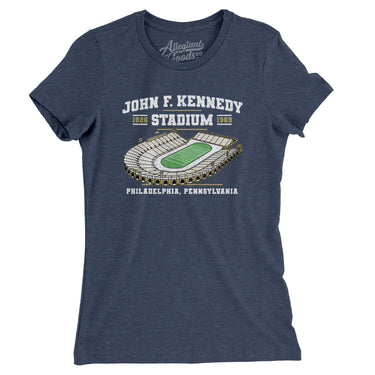 John F. Kennedy Stadium Women's T-Shirt-Allegiant Goods Co. Vintage Sports Apparel