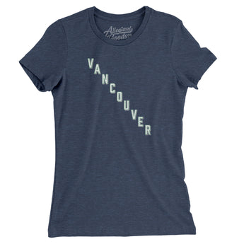 Vancouver Hockey Jersey Women's T-Shirt-Indigo-Allegiant Goods Co. Vintage Sports Apparel