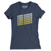 Ann Arbor Vintage Repeat Women's T-Shirt-Indigo-Allegiant Goods Co. Vintage Sports Apparel