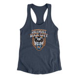 Detroit Rock City Women's Racerback Tank-Allegiant Goods Co. Vintage Sports Apparel