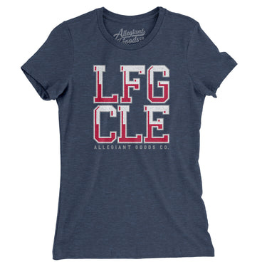Lfg Cle Women's T-Shirt-Allegiant Goods Co. Vintage Sports Apparel
