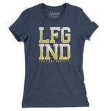 Lfg Ind Women's T-Shirt-Indigo-Allegiant Goods Co. Vintage Sports Apparel