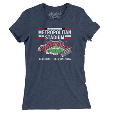 Metropolitan Stadium Minnesota Women's T-Shirt-Allegiant Goods Co. Vintage Sports Apparel