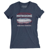 Metrodome Minneapolis Women's T-Shirt-Allegiant Goods Co. Vintage Sports Apparel