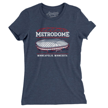 Metrodome Minneapolis Women's T-Shirt-Allegiant Goods Co. Vintage Sports Apparel