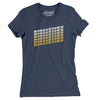 Morgantown Vintage Repeat Women's T-Shirt-Indigo-Allegiant Goods Co. Vintage Sports Apparel