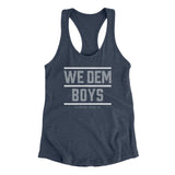 We Dem Boys Women's Racerback Tank-Allegiant Goods Co. Vintage Sports Apparel