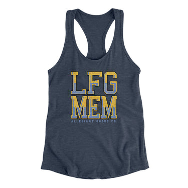Lfg Mem Women's Racerback Tank-Allegiant Goods Co. Vintage Sports Apparel