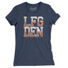Lfg Den Women's T-Shirt-Indigo-Allegiant Goods Co. Vintage Sports Apparel