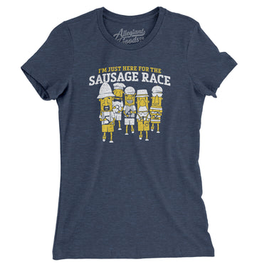 I’m Just Here For The Sausage Race Women's T-Shirt-Allegiant Goods Co. Vintage Sports Apparel
