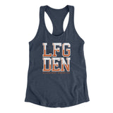 Lfg Den Women's Racerback Tank-Allegiant Goods Co. Vintage Sports Apparel