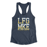 Lfg Mke Women's Racerback Tank-Allegiant Goods Co. Vintage Sports Apparel