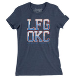 Lfg Okc Women's T-Shirt-Allegiant Goods Co. Vintage Sports Apparel