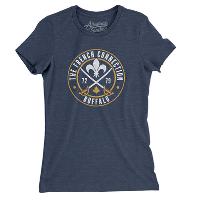 The French Connection Women's T-Shirt-Indigo-Allegiant Goods Co. Vintage Sports Apparel