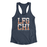 Lfg Chi Women's Racerback Tank-Indigo-Allegiant Goods Co. Vintage Sports Apparel