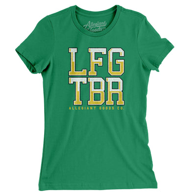 Lfg Tbr Women's T-Shirt-Kelly Green-Allegiant Goods Co. Vintage Sports Apparel