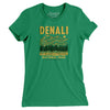 Denali National Park Women's T-Shirt-Kelly Green-Allegiant Goods Co. Vintage Sports Apparel