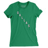 Dallas Hockey Jersey Women's T-Shirt-Kelly Green-Allegiant Goods Co. Vintage Sports Apparel