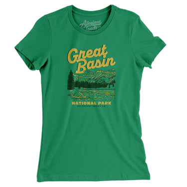 Great Basin National Park Women's T-Shirt-Allegiant Goods Co. Vintage Sports Apparel