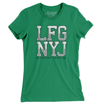 Lfg Nyj Women's T-Shirt-Allegiant Goods Co. Vintage Sports Apparel