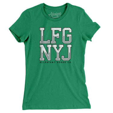 Lfg Nyj Women's T-Shirt-Allegiant Goods Co. Vintage Sports Apparel