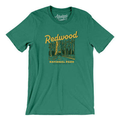 Redwood National Park Men/Unisex T-Shirt-Kelly-Allegiant Goods Co. Vintage Sports Apparel