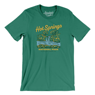 Hot Springs National Park Men/Unisex T-Shirt-Kelly-Allegiant Goods Co. Vintage Sports Apparel