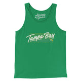 Tampa Bay Retro Men/Unisex Tank Top-Kelly-Allegiant Goods Co. Vintage Sports Apparel