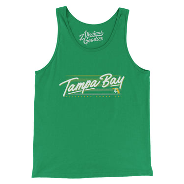 Tampa Bay Retro Men/Unisex Tank Top-Kelly-Allegiant Goods Co. Vintage Sports Apparel