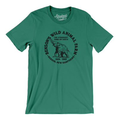 Benson’s Wild Animal Farm Men/Unisex T-Shirt-Kelly-Allegiant Goods Co. Vintage Sports Apparel
