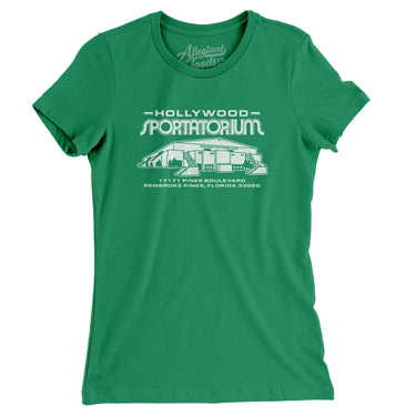 Hollywood Sportatorium Women's T-Shirt-Allegiant Goods Co. Vintage Sports Apparel