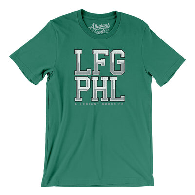 Lfg Phl Men/Unisex T-Shirt-Kelly-Allegiant Goods Co. Vintage Sports Apparel