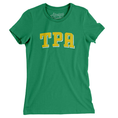 TPA Varsity Women's T-Shirt-Kelly-Allegiant Goods Co. Vintage Sports Apparel
