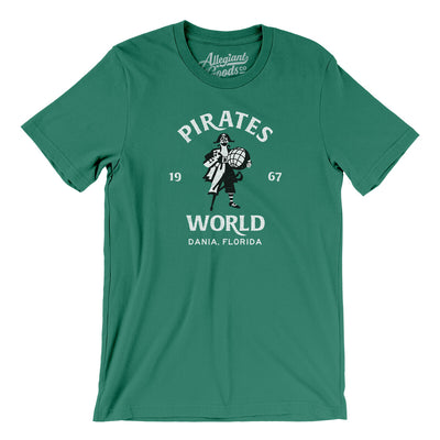 Pirates World Amusement Park Men/Unisex T-Shirt-Kelly-Allegiant Goods Co. Vintage Sports Apparel