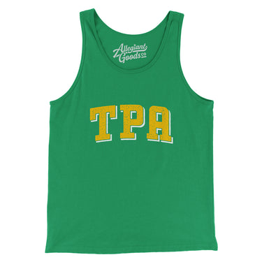 TPA Varsity Men/Unisex Tank Top-Kelly-Allegiant Goods Co. Vintage Sports Apparel