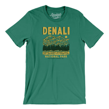Denali National Park Men/Unisex T-Shirt-Kelly-Allegiant Goods Co. Vintage Sports Apparel