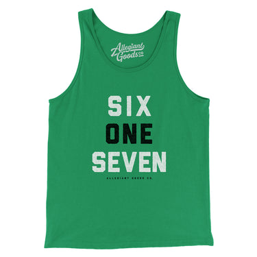 Boston 617 Men/Unisex Tank Top-Allegiant Goods Co. Vintage Sports Apparel