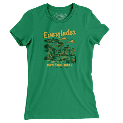 Everglades National Park Women's T-Shirt-Kelly-Allegiant Goods Co. Vintage Sports Apparel