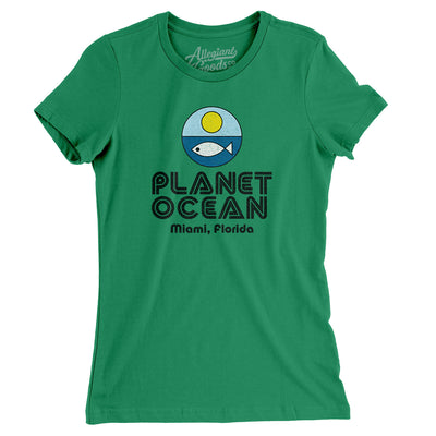 Planet Ocean Museum Women's T-Shirt-Kelly-Allegiant Goods Co. Vintage Sports Apparel