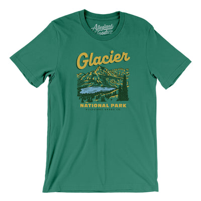 Glacier National Park Men/Unisex T-Shirt-Kelly-Allegiant Goods Co. Vintage Sports Apparel