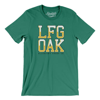 Lfg Oak Men/Unisex T-Shirt-Allegiant Goods Co. Vintage Sports Apparel