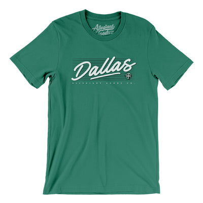 Dallas Retro Men/Unisex T-Shirt-Kelly-Allegiant Goods Co. Vintage Sports Apparel