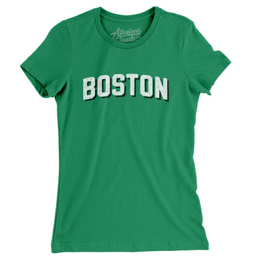 Boston Varsity Women's T-Shirt-Allegiant Goods Co. Vintage Sports Apparel