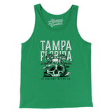 Tampa Florida Pirate Skull Gasparilla Men/Unisex Tank Top-Allegiant Goods Co. Vintage Sports Apparel